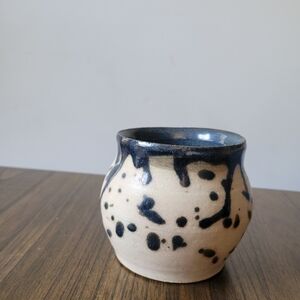 Vintage hand thrown pottery vase